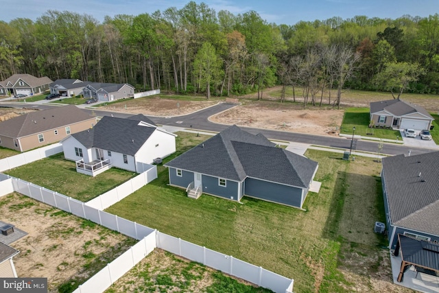 237 Plantation Dr, Felton, DE 19943 - aerial view featuring a residential view and a forest view