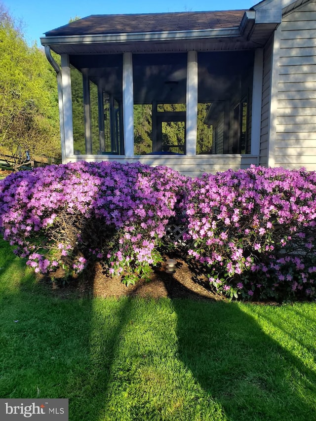 93 Shady Ln, Boyertown, PA 19512 - exterior space with a downspout and gutters