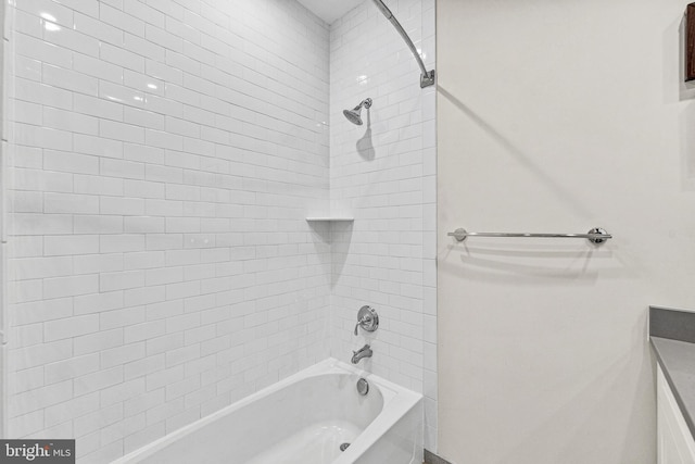 bathroom featuring shower / tub combination