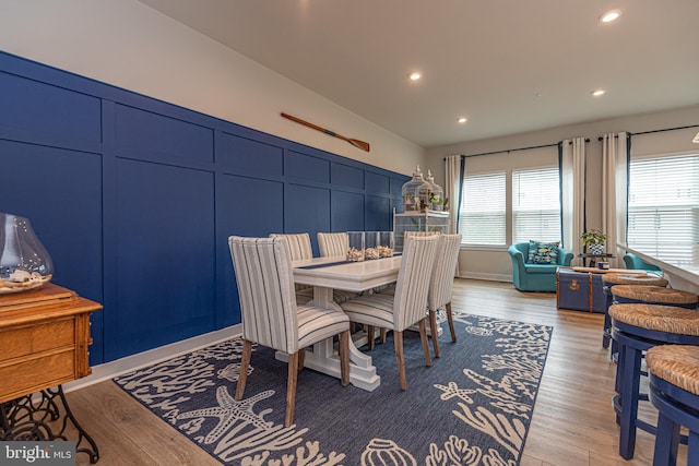 12461 Coastal Marsh Dr Unit 707, Berlin, MD 21811 - dining space featuring healthy amount of natural light, light wood-style floors, and recessed lighting
