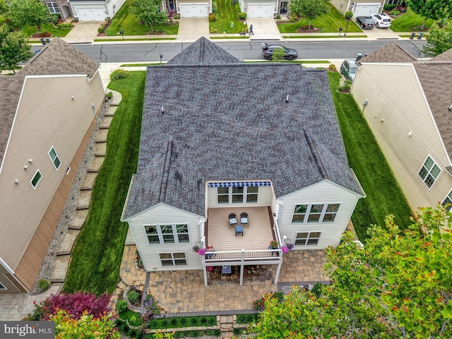 84 Battery Point Dr, Fredericksburg, VA 22406 - aerial view of residential area