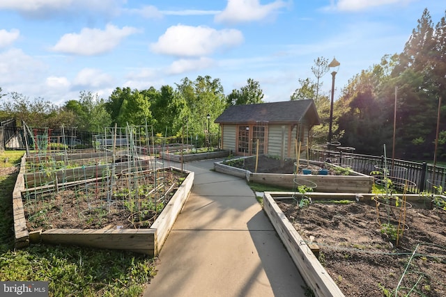 84 Battery Point Dr, Fredericksburg, VA 22406 - view of home's community with a garden and an outbuilding