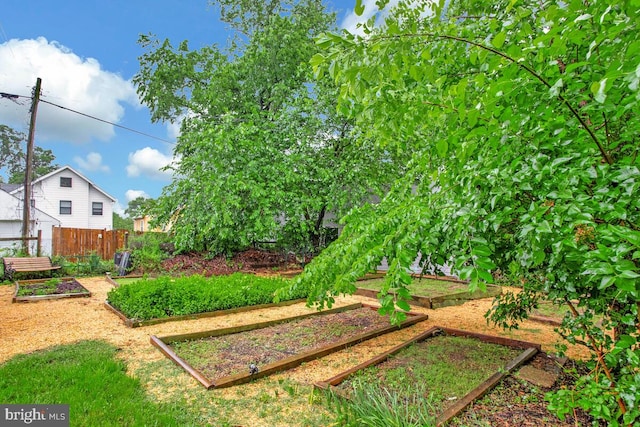 4103 Gallatin St, Hyattsville, MD 20781 - view of yard featuring a vegetable garden