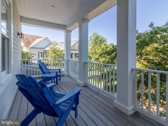view of deck