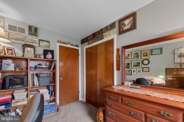 2411 Nickoles Dr, Sykesville, MD 21784 - office area with visible vents and carpet flooring