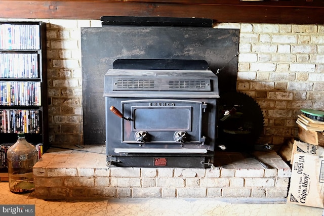 4092 Manchester St, Glen Rock, PA 17327 - detailed view of a wood stove
