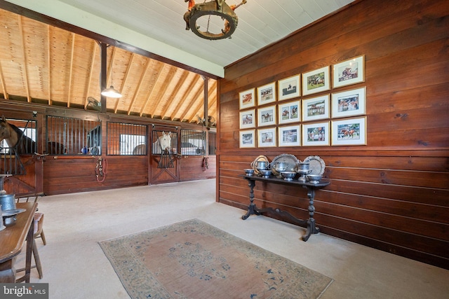 view of stable