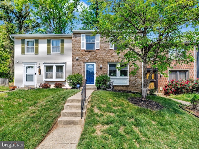 331 Possum Ct, Capitol Heights, MD 20743 - view of front of home featuring brick siding and a front lawn
