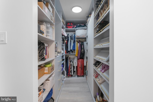 1301 20th St NW Unit 415, Washington, DC 20036 - spacious closet with wood finished floors