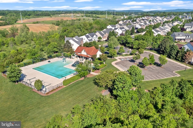 14401 Broadwinged Dr, Gainesville, VA 20155 - drone / aerial view of a pool area
