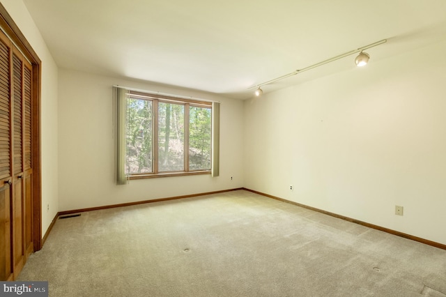 16 Hunters Ln, Chadds Ford, PA 19317 - unfurnished bedroom with baseboards, carpet, a closet, and visible vents