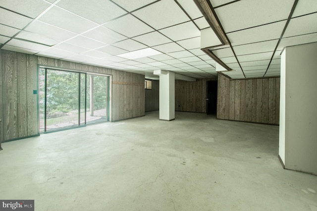 16 Hunters Ln, Chadds Ford, PA 19317 - below grade area featuring a paneled ceiling