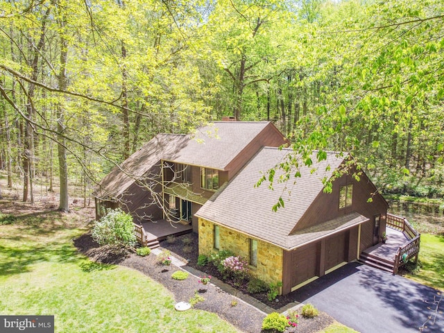 16 Hunters Ln, Chadds Ford, PA 19317 - bird's eye view with a view of trees