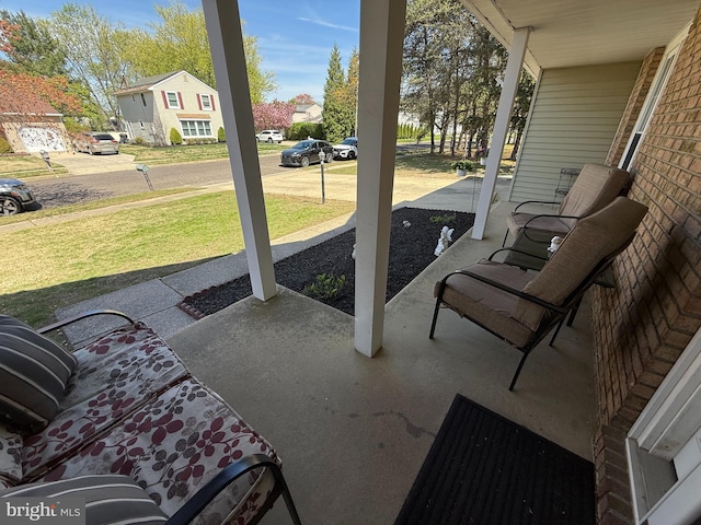 2 King William Ct, Sewell, NJ 08080 - porch with a yard and a residential view
