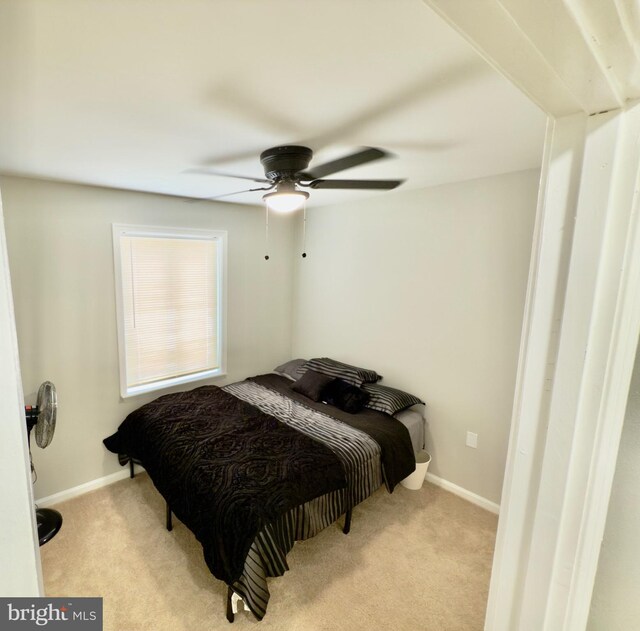 218 Stevenson Sq, Alexandria, VA 22304 - carpeted bedroom featuring baseboards and a ceiling fan