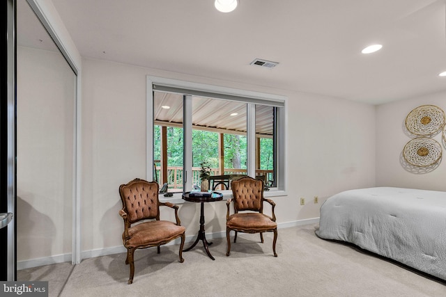3440 Mansfield Rd, Falls Church, VA 22041 - bedroom featuring recessed lighting, baseboards, carpet floors, and a closet