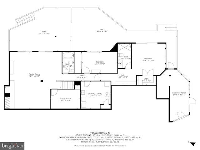 3440 Mansfield Rd, Falls Church, VA 22041 - floor plan / room layout