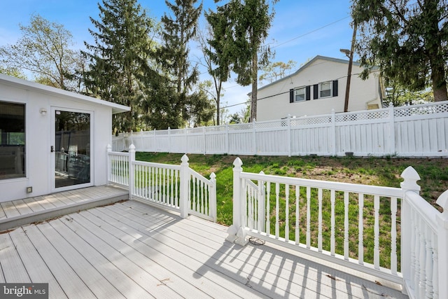 2 Underwood Ct, Burlington, NJ 08016 - wooden deck featuring fence