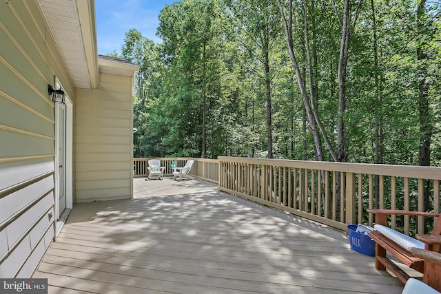 7098 Garden Walk, Columbia, MD 21044 - view of wooden terrace
