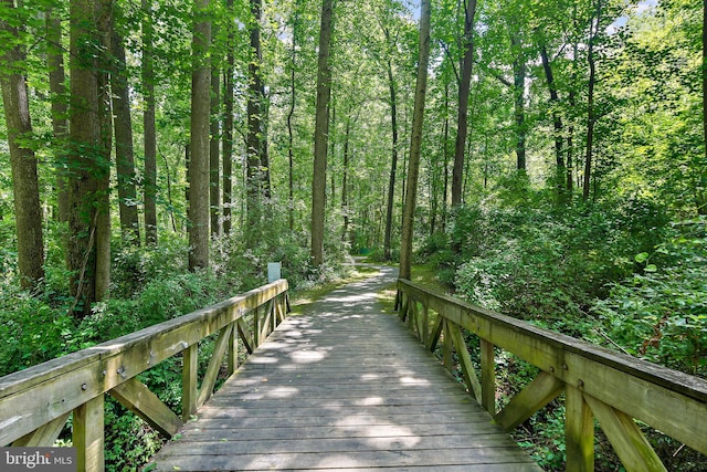 7098 Garden Walk, Columbia, MD 21044 - surrounding community featuring a wooded view