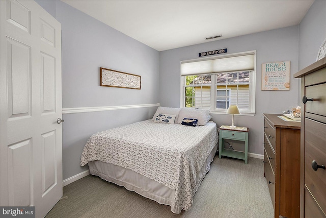 26 Capetown Rd, Ocean Pines, MD 21811 - bedroom with light colored carpet, baseboards, and visible vents