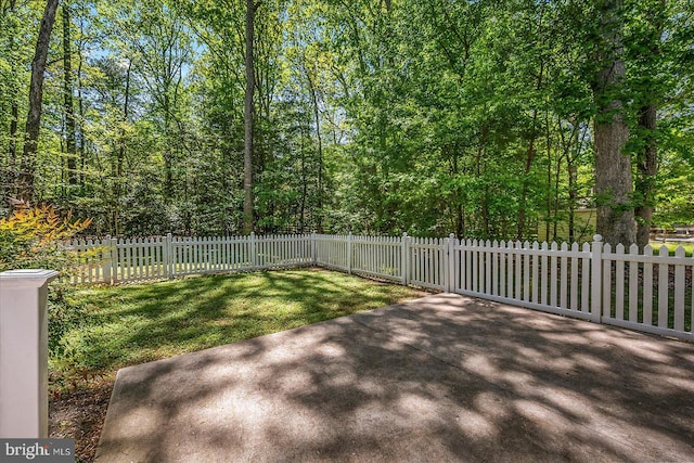 26 Capetown Rd, Ocean Pines, MD 21811 - view of yard featuring fence private yard and a patio area