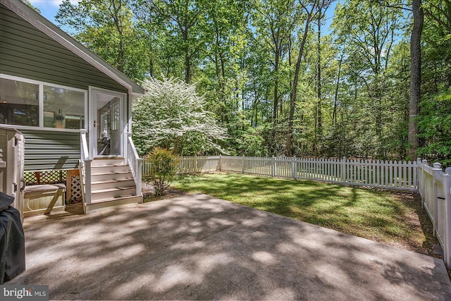 26 Capetown Rd, Ocean Pines, MD 21811 - view of patio featuring a fenced backyard