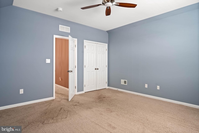 34795 Mute Swan Ln, Rehoboth Beach, DE 19971 - unfurnished bedroom with carpet floors, a closet, visible vents, and baseboards