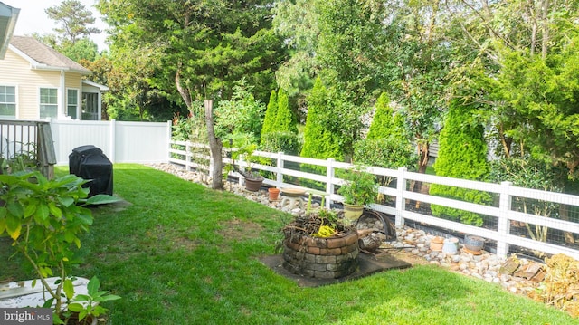 34795 Mute Swan Ln, Rehoboth Beach, DE 19971 - view of yard with a fenced backyard
