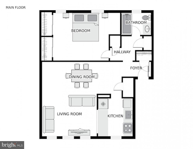 2719 Ordway St NW Unit 5, Washington, DC 20008 - floor plan