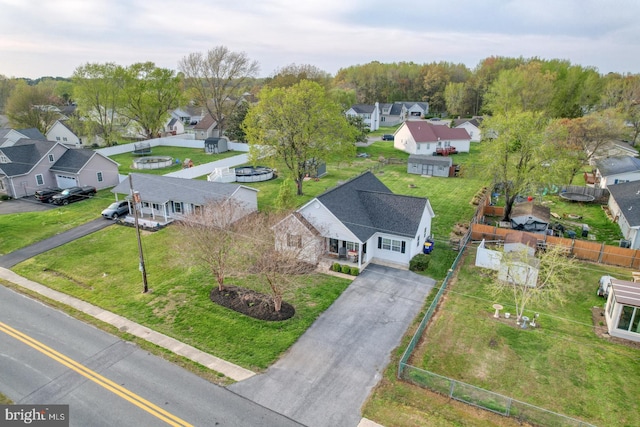 415 W High St, Felton, DE 19943 - bird's eye view featuring a residential view