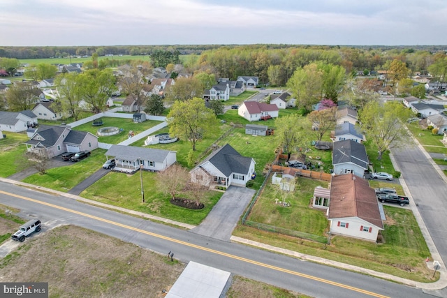 415 W High St, Felton, DE 19943 - drone / aerial view with a residential view