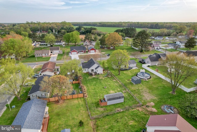 415 W High St, Felton, DE 19943 - drone / aerial view with a residential view