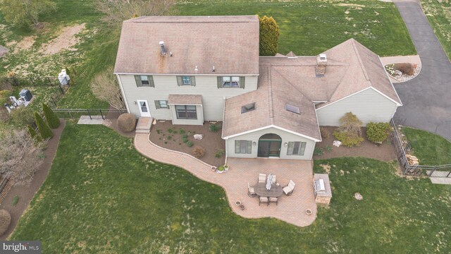 drone / aerial view