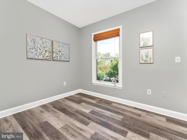 109 Rock Creek Ct, Frederick, MD 21702 - unfurnished room featuring dark wood finished floors, visible vents, and baseboards