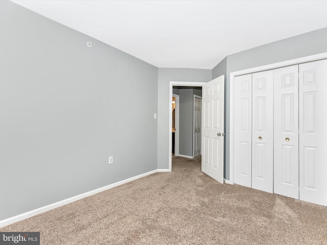 109 Rock Creek Ct, Frederick, MD 21702 - unfurnished bedroom featuring a closet, baseboards, and carpet floors