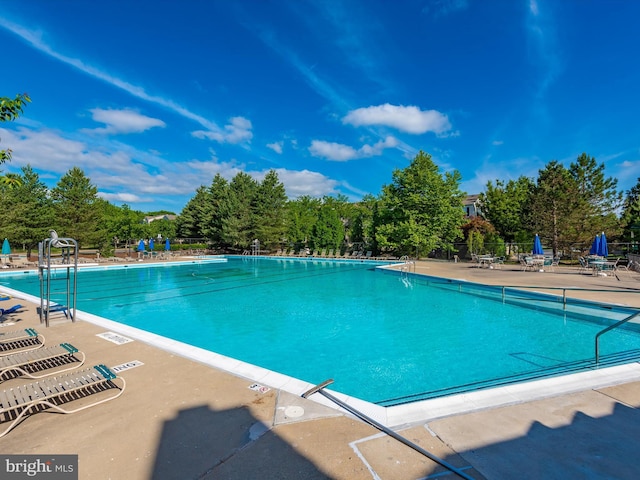 109 Rock Creek Ct, Frederick, MD 21702 - pool with a patio