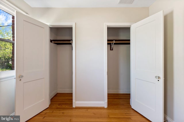 closet with visible vents