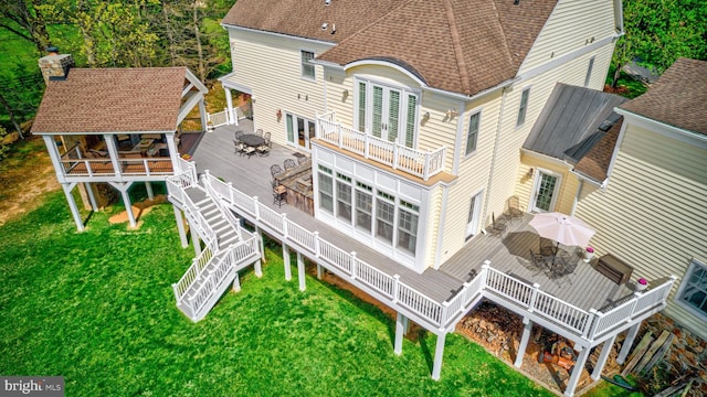 12205 Thoroughbred Rd, Oak Hill, VA 20171 - drone / aerial view