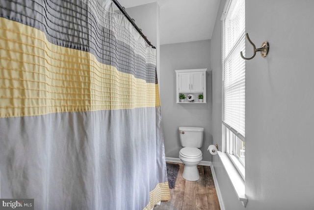 10 Turner Ave, Swedesboro, NJ 08085 - full bathroom featuring toilet, wood finished floors, and baseboards