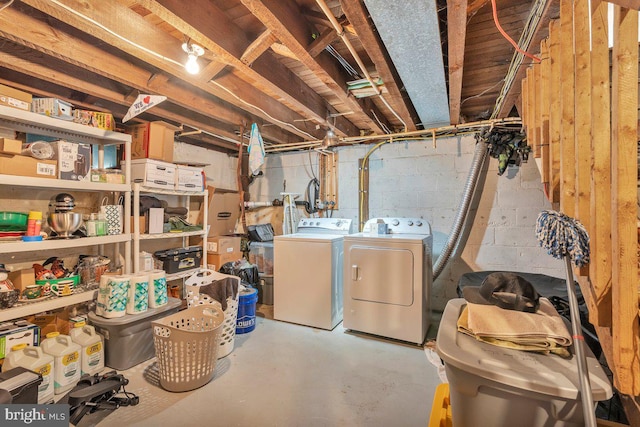 10 Turner Ave, Swedesboro, NJ 08085 - unfinished below grade area featuring washing machine and dryer