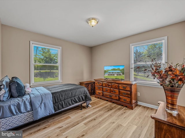 3322 Johnsons Mill Rd, Berkeley Springs, WV 25411 - bedroom with light wood-type flooring and baseboards