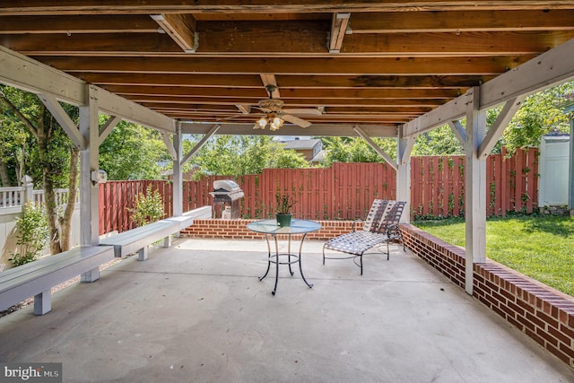 5511 Gwyn Pl, Alexandria, VA 22312 - view of patio / terrace featuring a fenced backyard