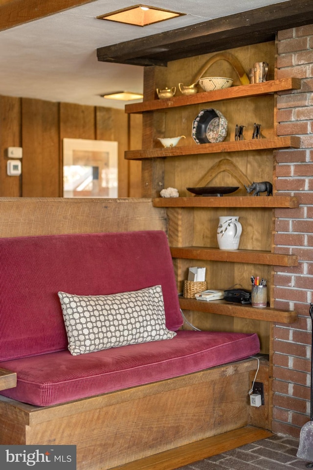 715 W Park Ave, State College, PA 16803 - sitting room with wood walls