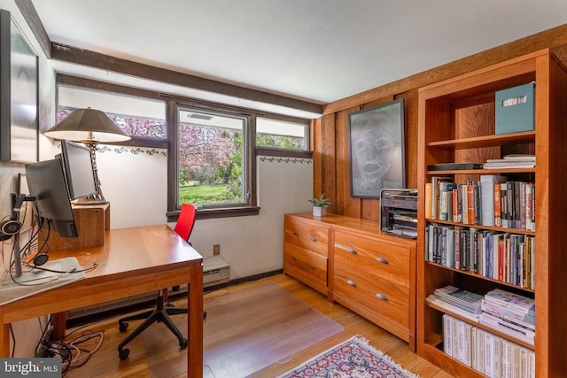 715 W Park Ave, State College, PA 16803 - home office with light wood-style flooring