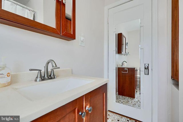 full bath featuring vanity