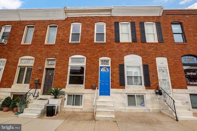multi unit property with brick siding