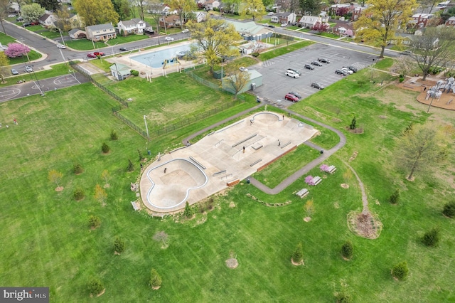 drone / aerial view