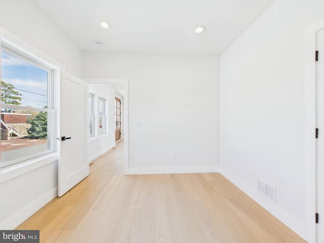 29 Bay Way, Brick, NJ 08723 - unfurnished room featuring visible vents, baseboards, recessed lighting, and light wood-style floors