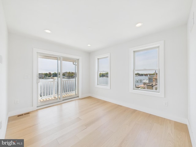 29 Bay Way, Brick, NJ 08723 - empty room featuring wood finished floors, visible vents, recessed lighting, and baseboards